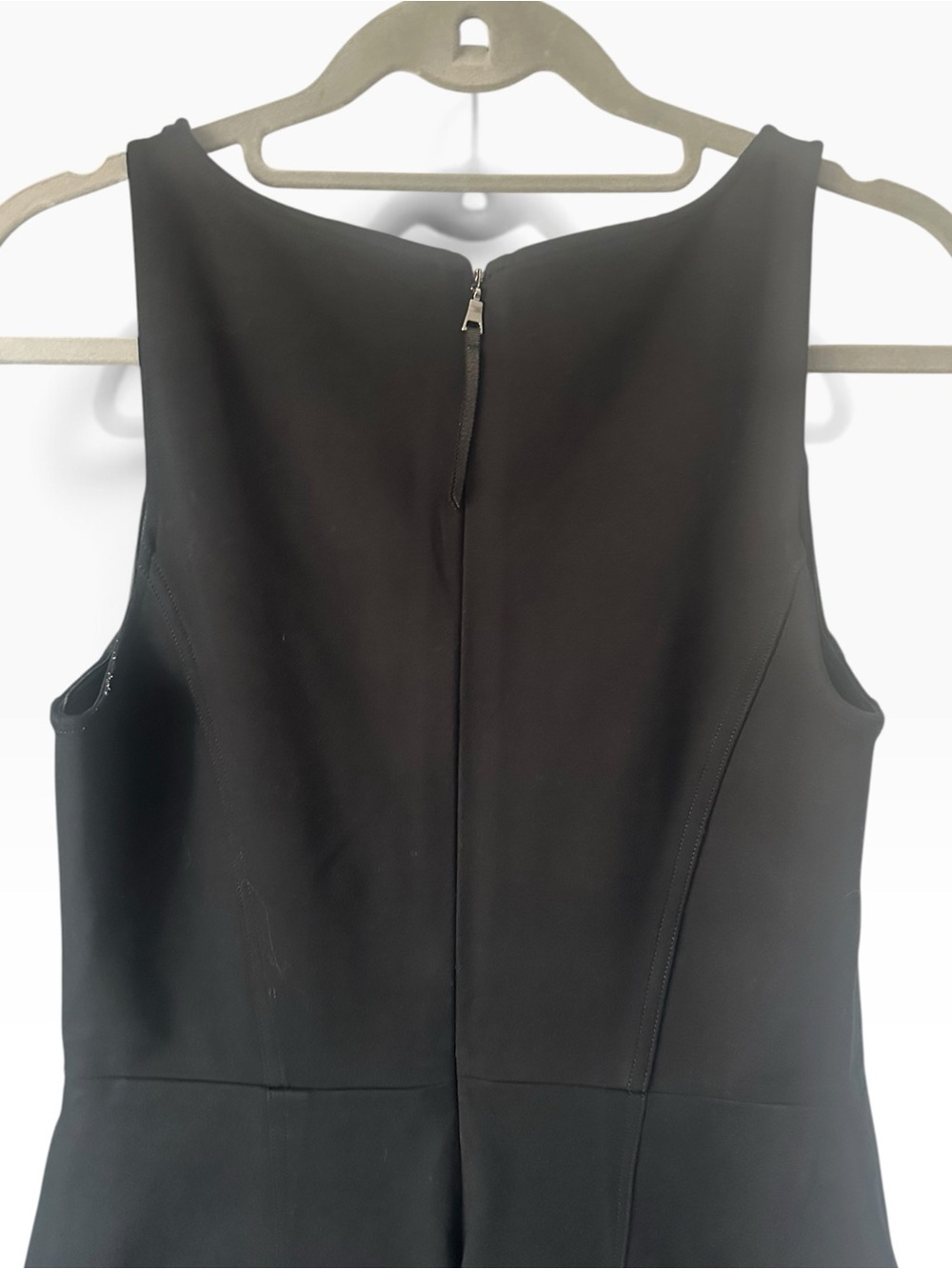 SPANX Ponte Corset Jumpsuit Black Barrel Leg NWT M - Picture 7 of 9